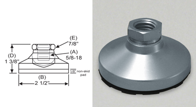 Details about   NEW Level-It Leveling Mount BSW-2W 1/2-13 Thrd 2 Thro Length 1-7/8 
